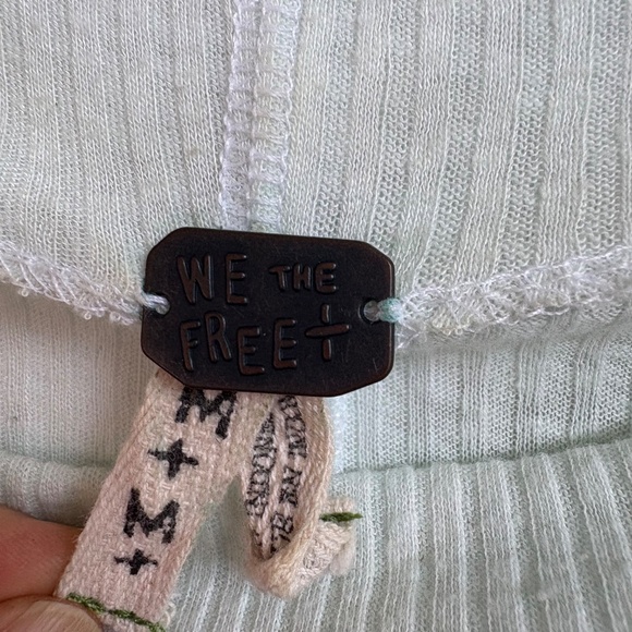 We The Free People Asymmetrical Mint Green Top - Picture 5 of 8